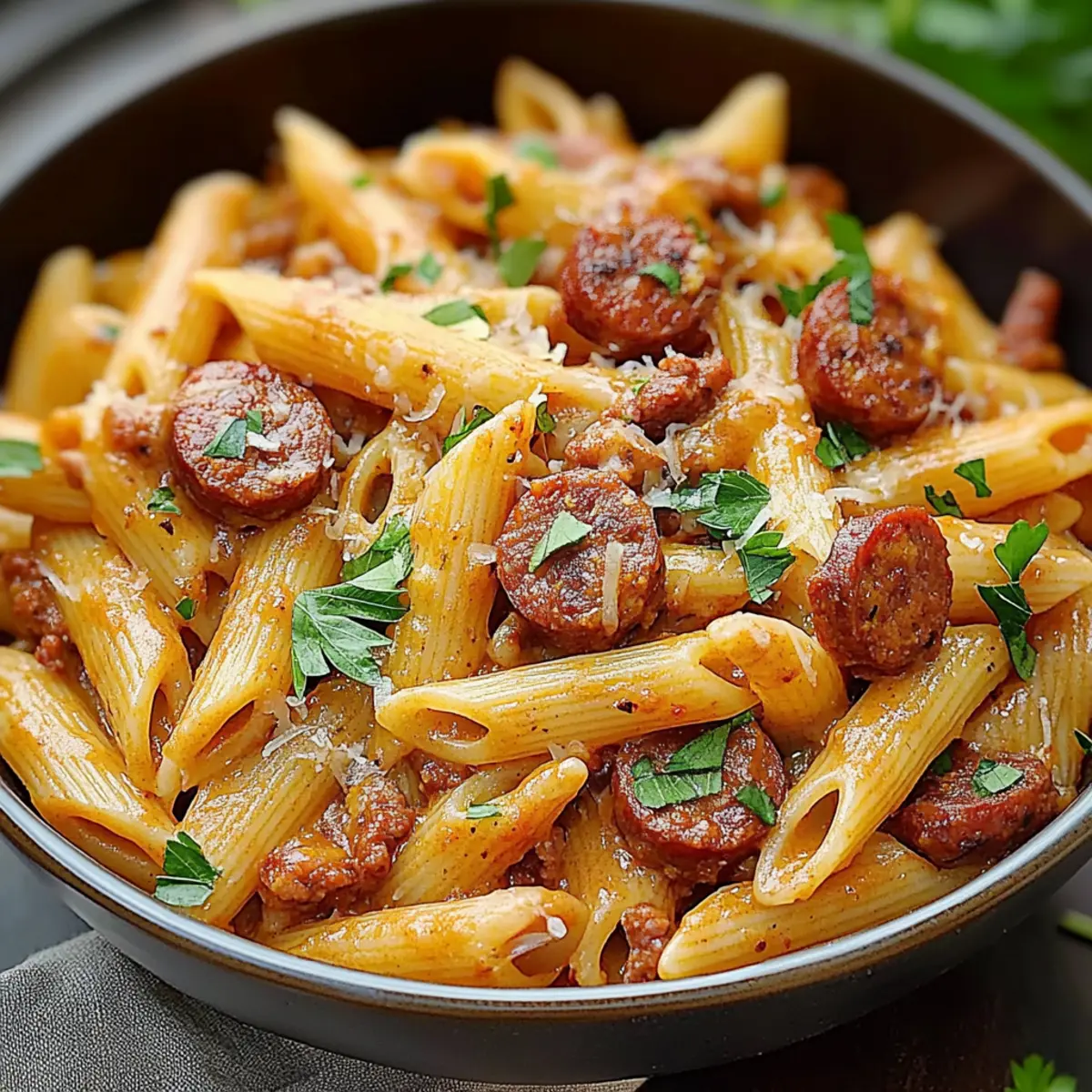 Creamy Cajun Pasta with Sausage for Cozy Dinner Nights