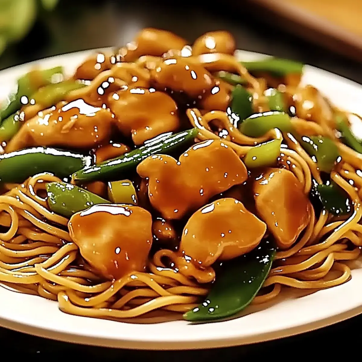 Garlic Chicken Lo Mein: A Cozy Homemade Delight