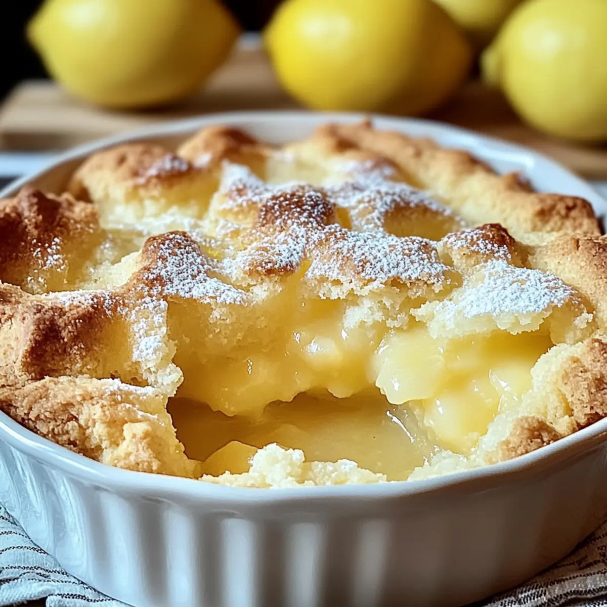 Lemon Cobbler: Easy, Tangy Delight in Every Bite