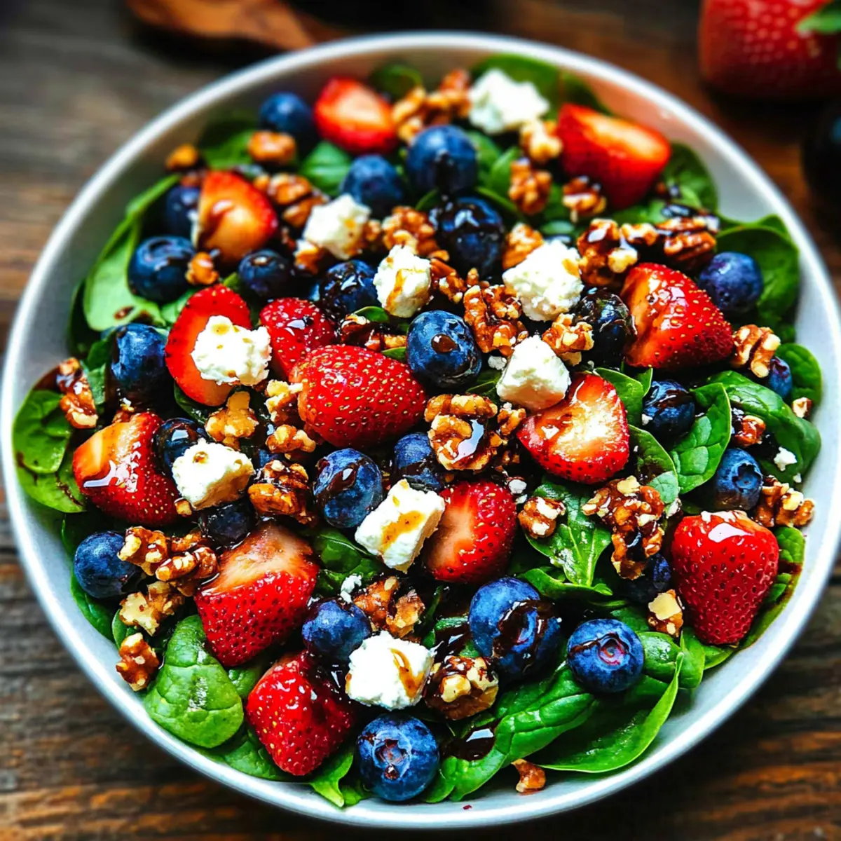 Fresh Strawberry Spinach Salad in Just 15 Minutes