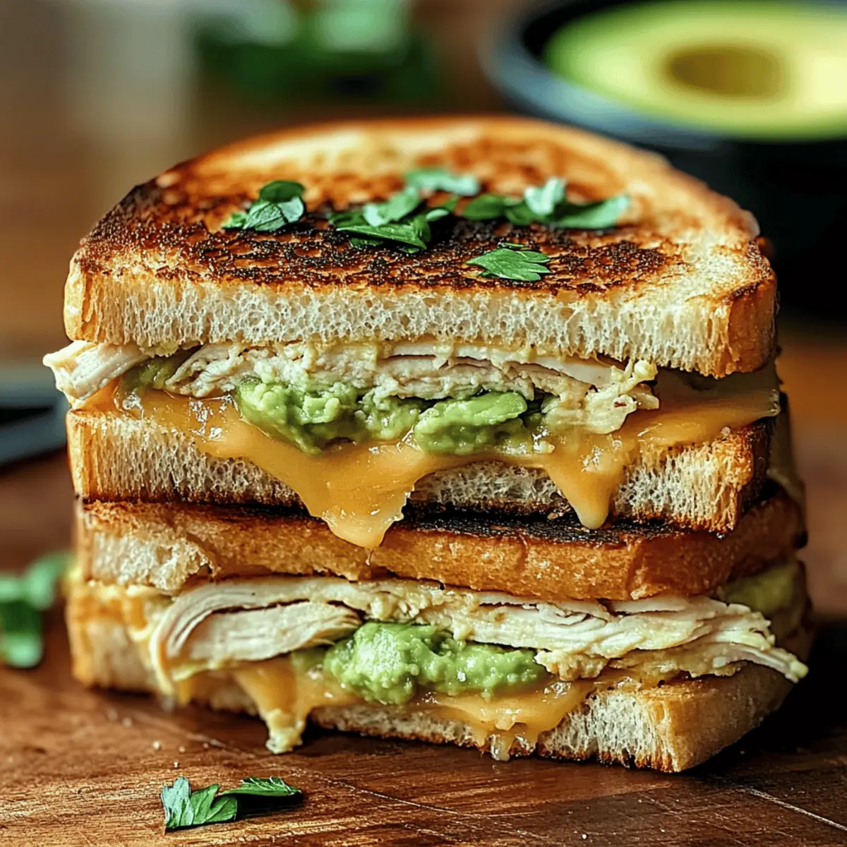 Savory Chicken Avocado Melt Sandwich You'll Love in Minutes