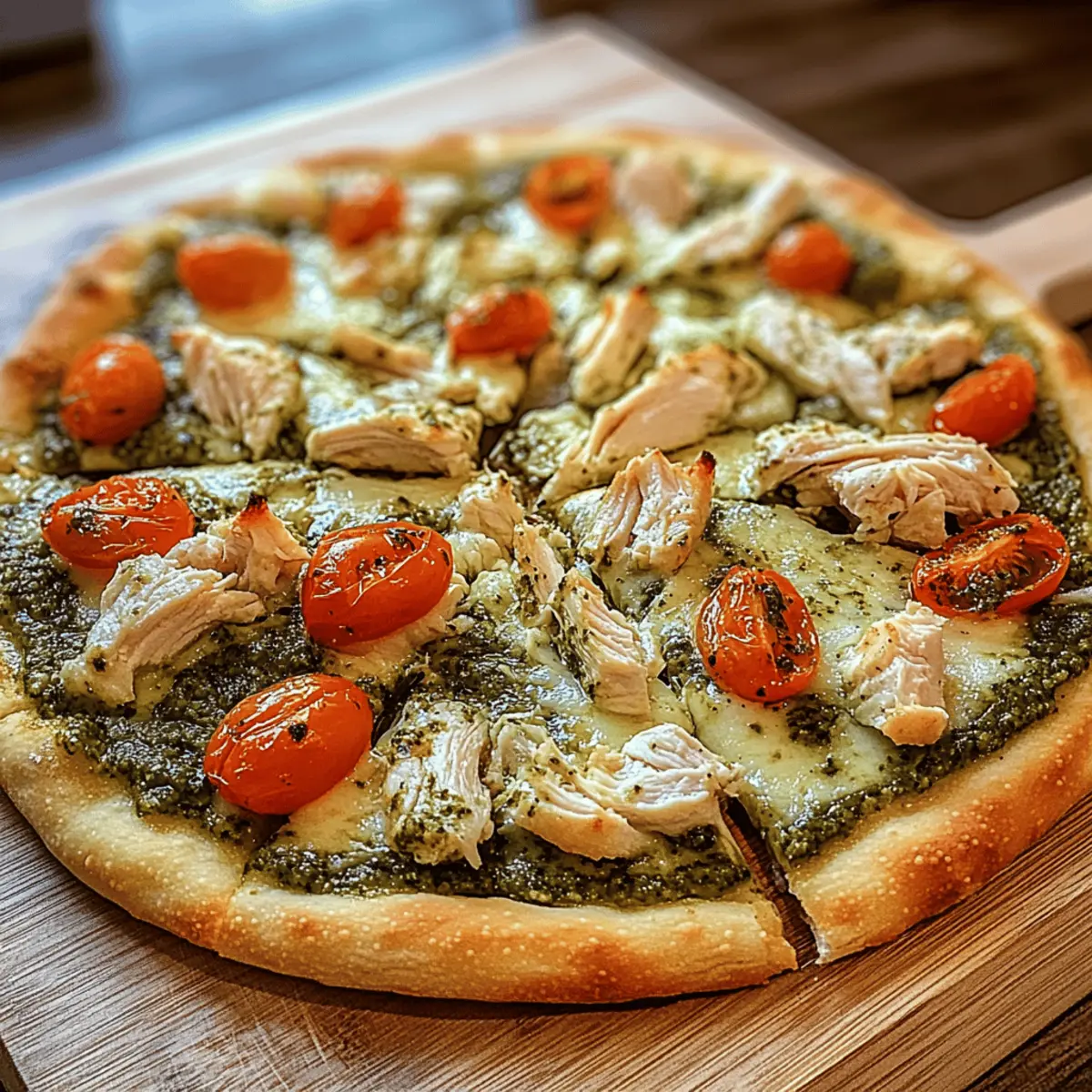 Delicious Chicken Pesto Pizza for Cozy Family Nights