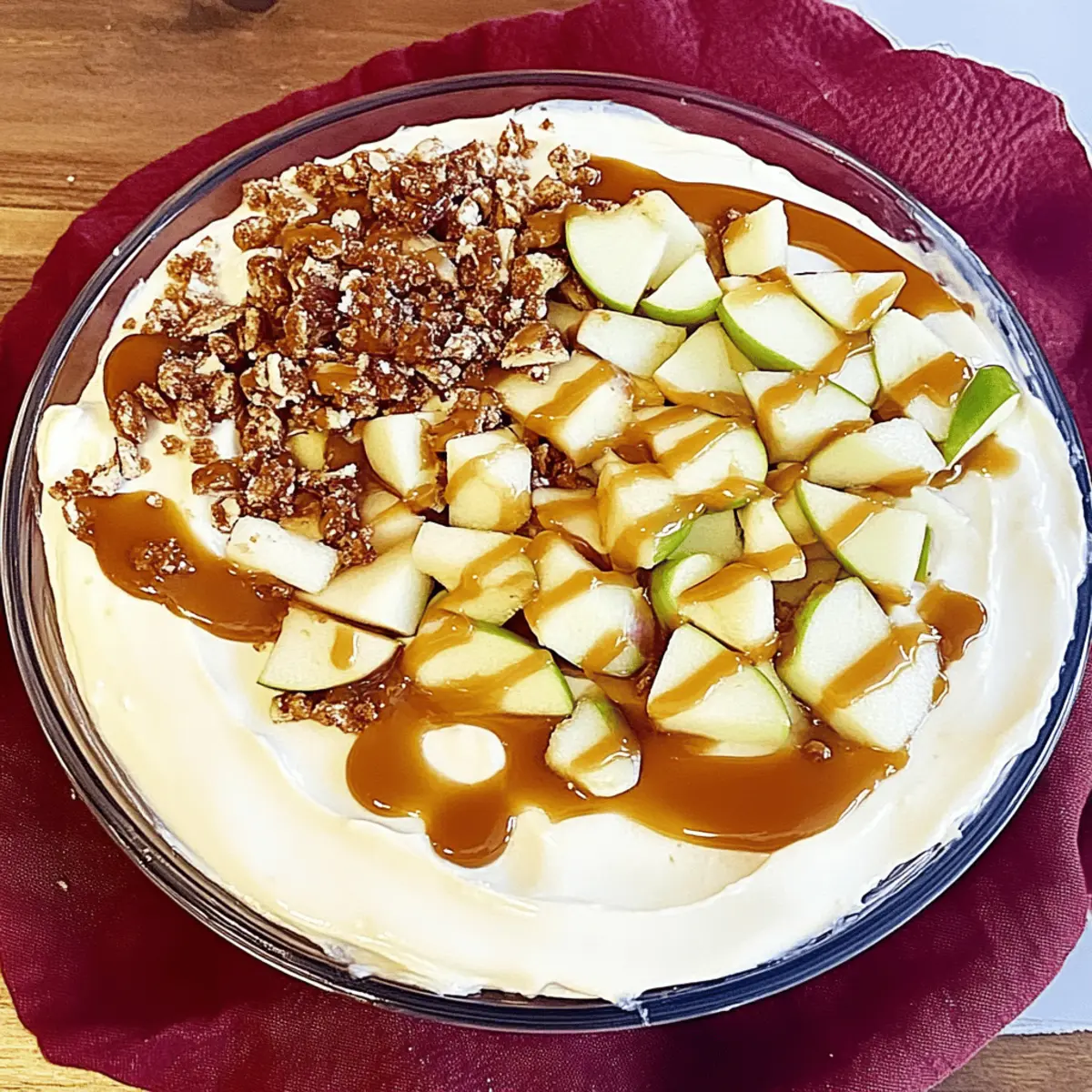 Creamy Caramel Apple Cheesecake Dip for Cozy Nights