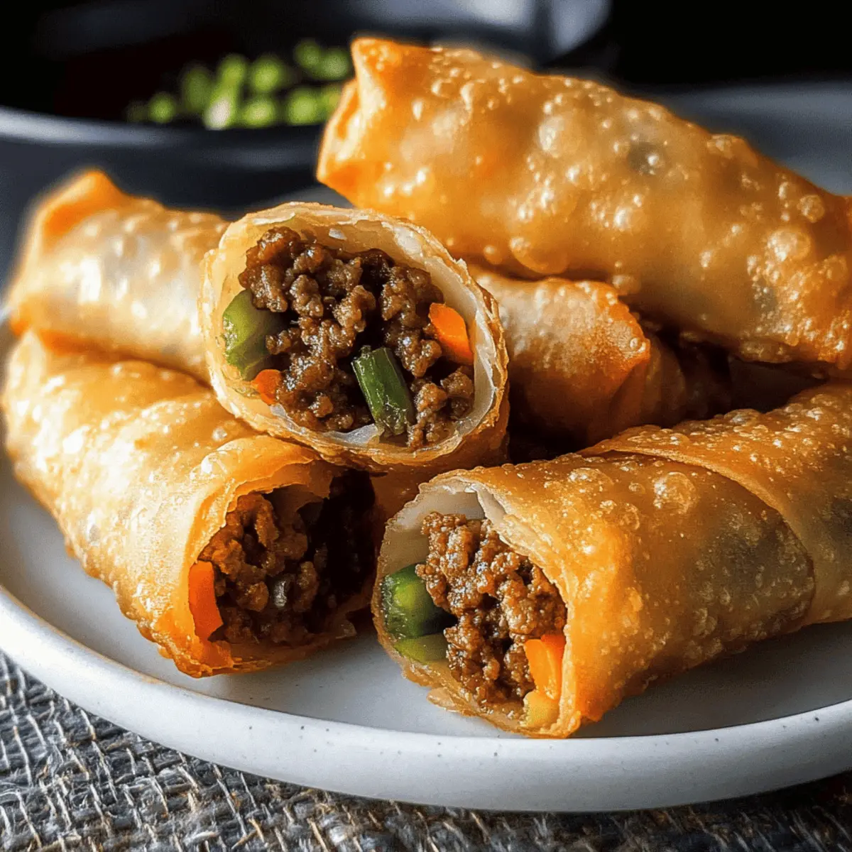 Korean Ground Beef Egg Rolls: Your New Favorite Party Snack