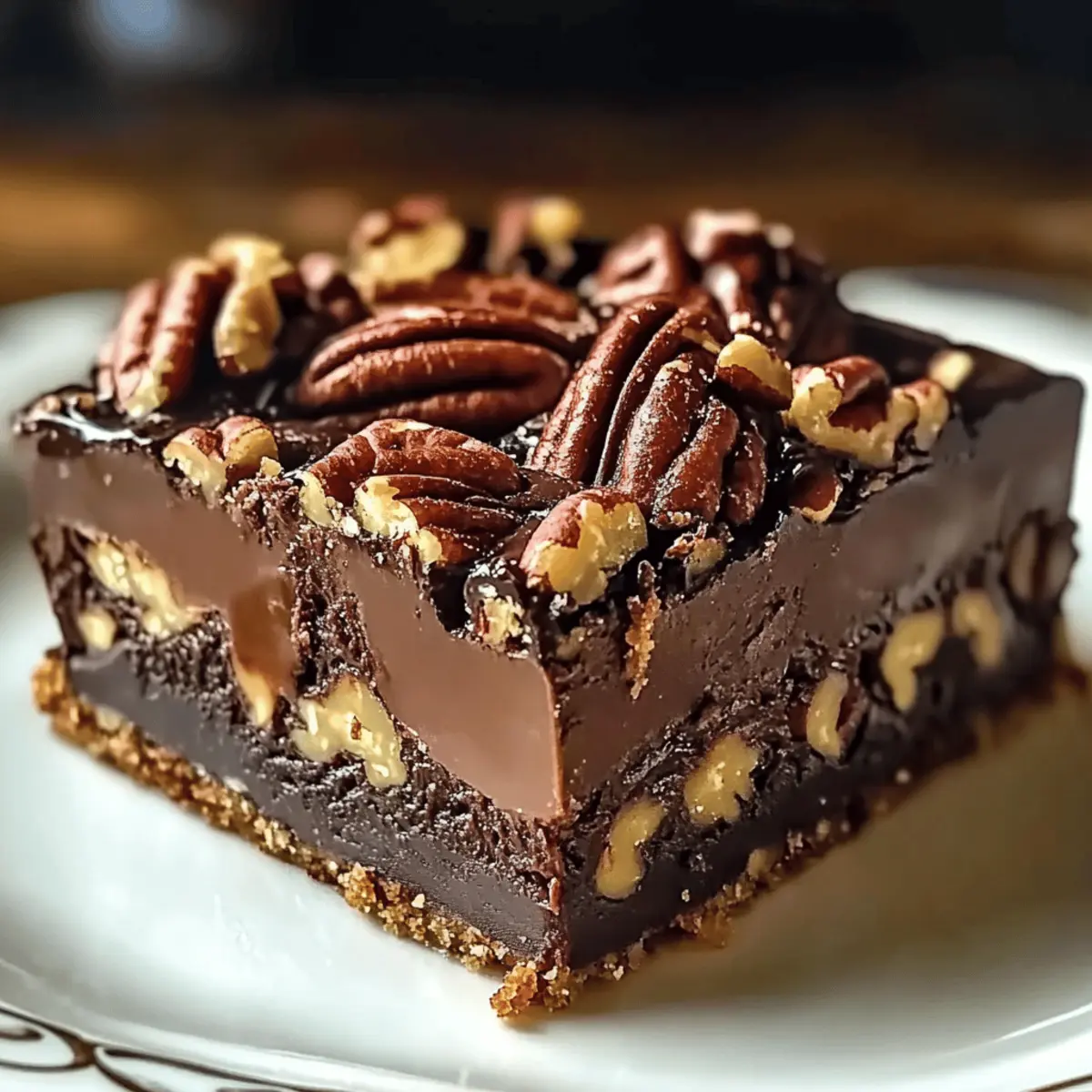 Texas Chocolate Pecan Pie Bars That Melt in Your Mouth