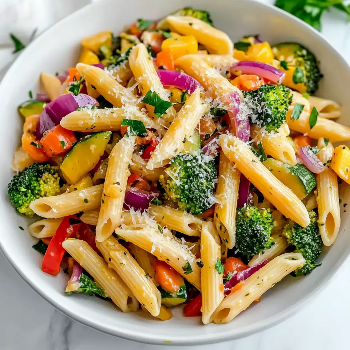 Vibrant Pasta Primavera: A Quick Veggie-Packed Delight