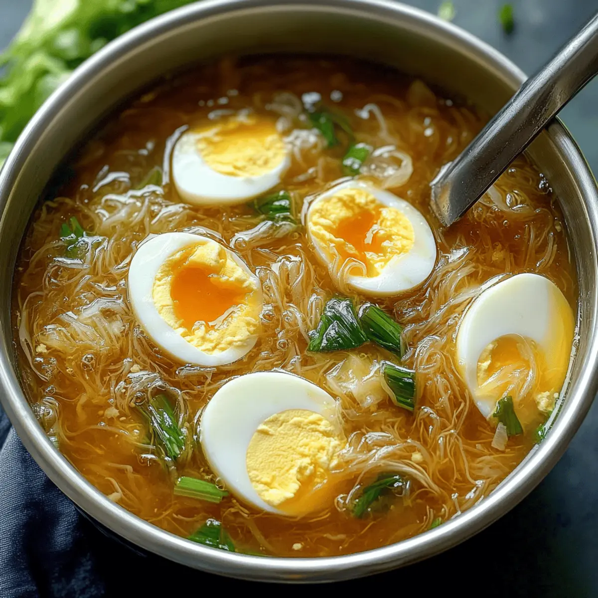 Sotanghon and Egg Noodle Soup: Your Go-To Comfort Dish