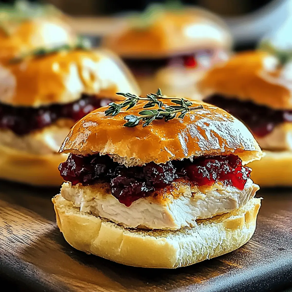 Savory Turkey Cranberry Sliders for Festive Flavor Bliss
