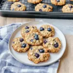 Chewy Blueberry Oatmeal Cookies