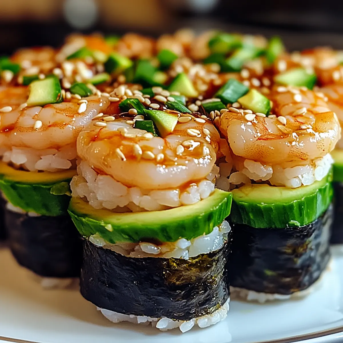 Spicy Shrimp Sushi Stacks: A Flavorful Twist on Tradition