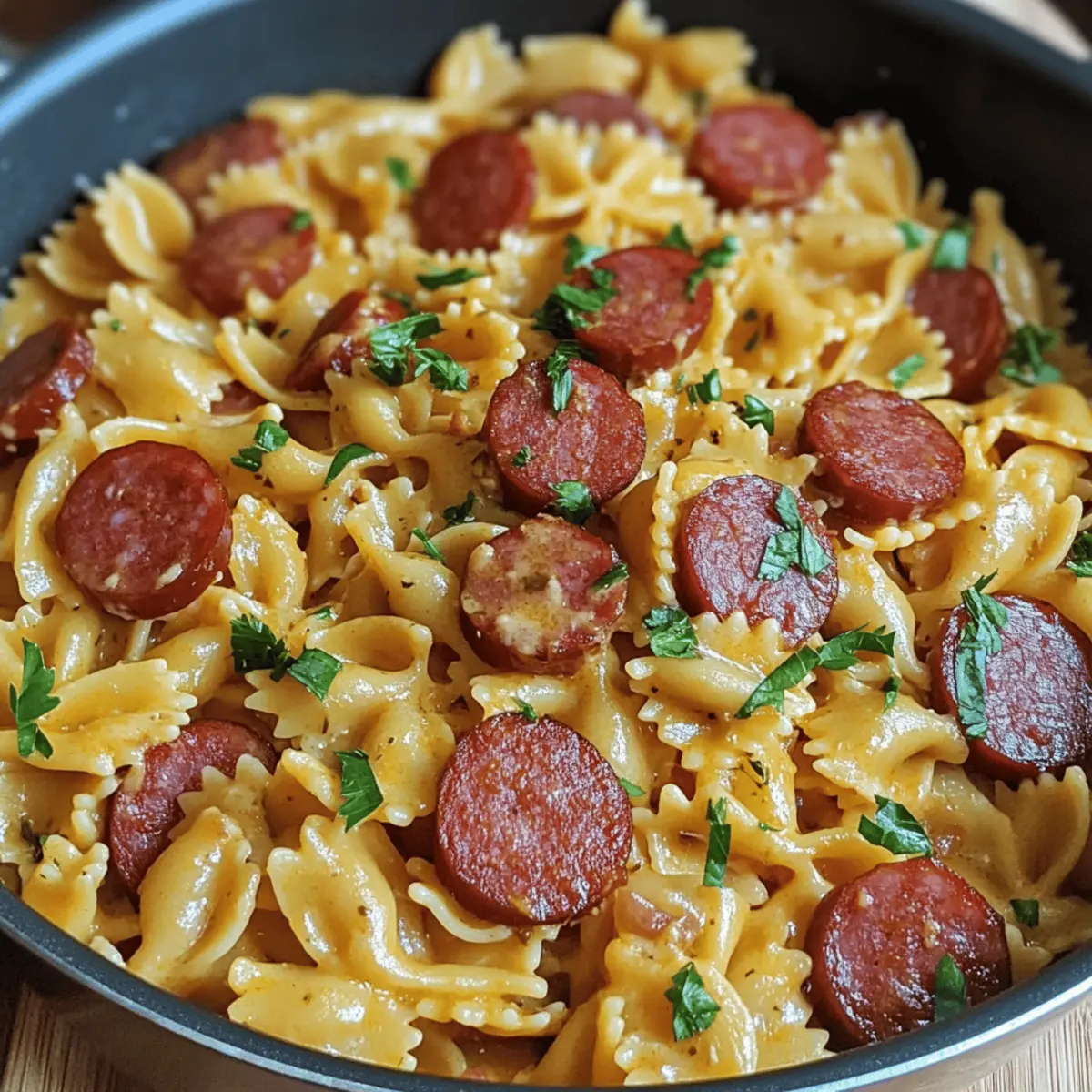 Quick One Pot Kielbasa Pasta for Cozy Weeknight Dinners