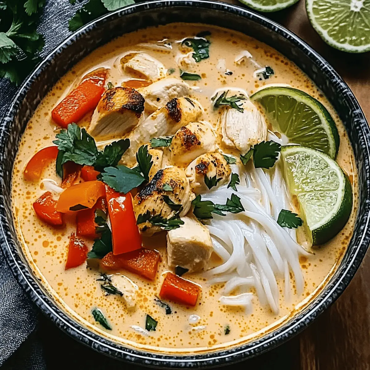 Quick and Creamy Thai Chicken Soup for Cozy Nights