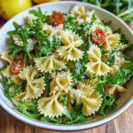 Lemon Arugula Pasta Salad