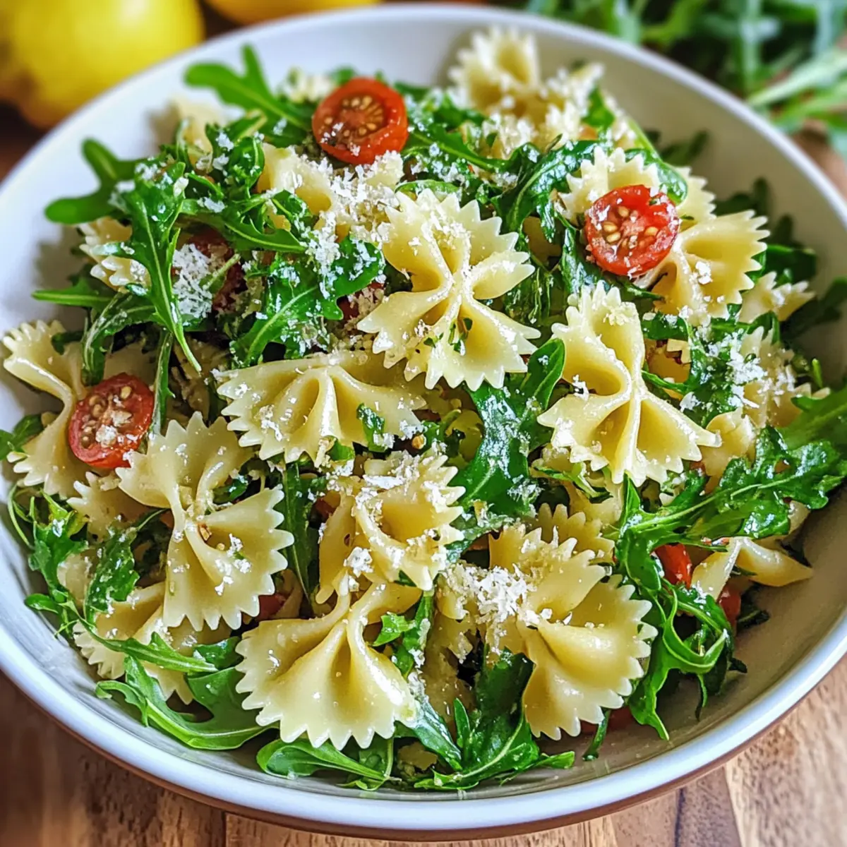Zesty Lemon Arugula Pasta Salad for Effortless Summer Dining