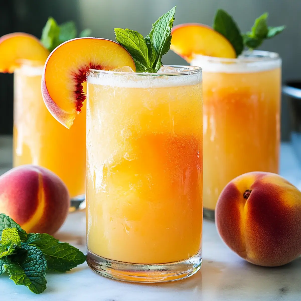 Refreshing Peach Lemonade to Brighten Your Summer Days