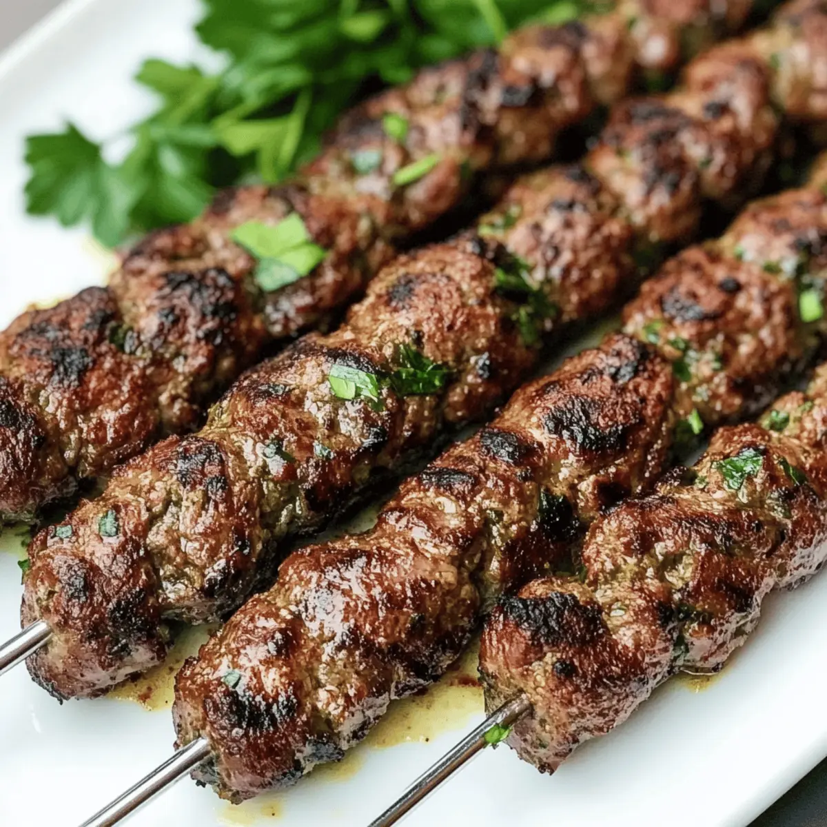 Savory Kafta Kebabs: Quick, Delicious, and Homemade!