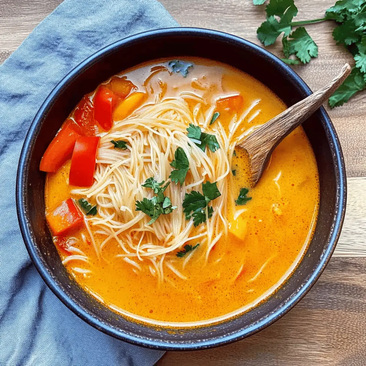 Cozy Thai Coconut Curry Soup Ready in 30 Minutes