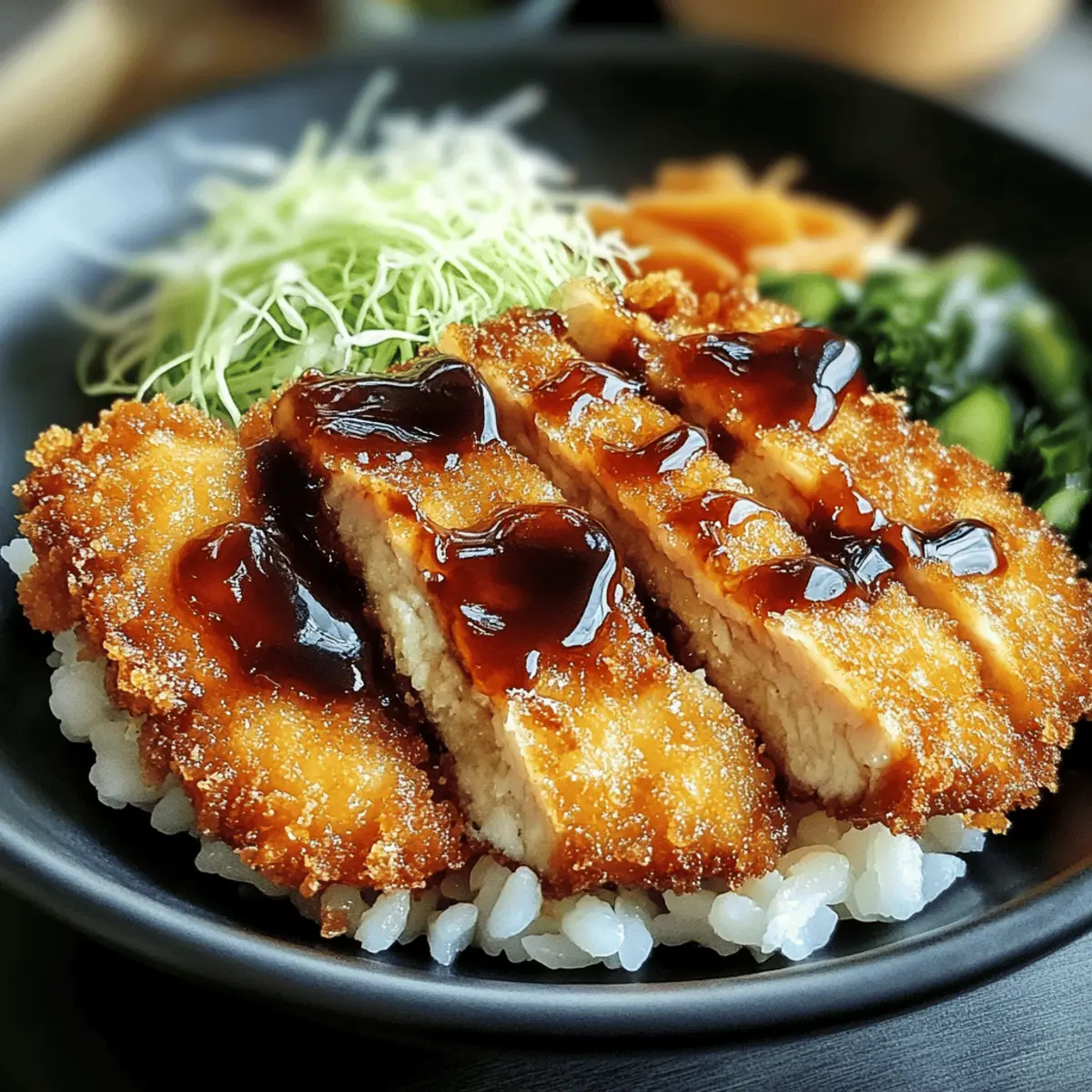 Crispy Japanese Katsu Bowls with Tonkatsu Sauce Made Easy