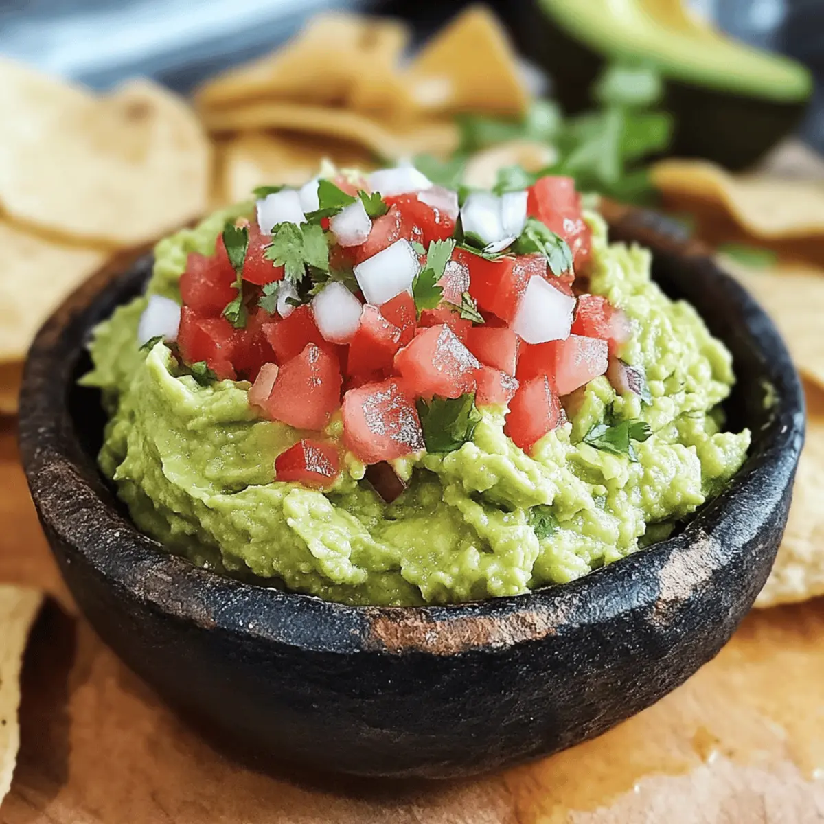 Creamy Guacamole with Pico de Gallo for Fresh Flavor Bliss