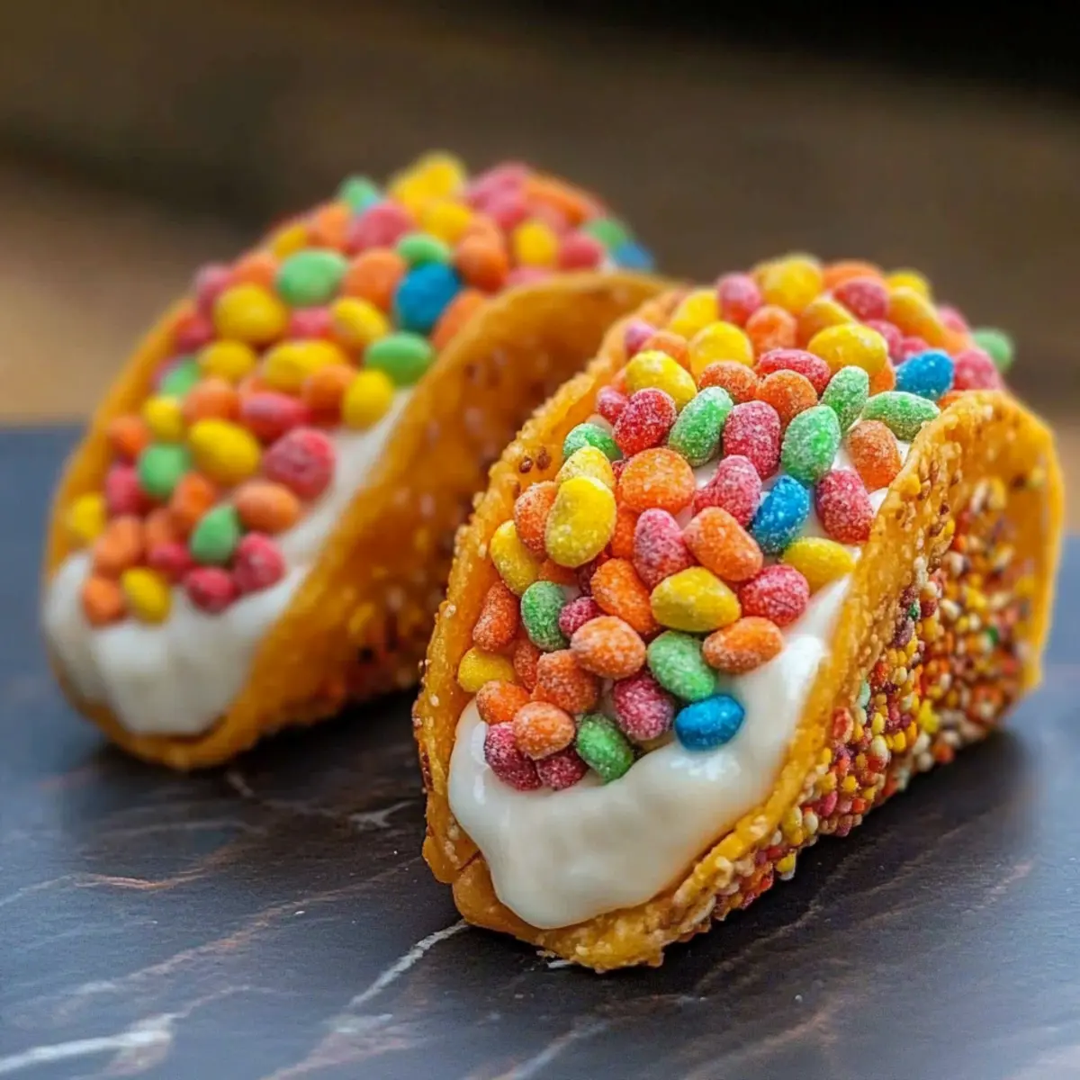 Fruity Pebbles Cheesecake Tacos: Fun Dessert with a Twist