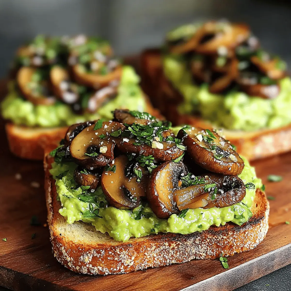 Avocado Garlicky Mushroom Toast: A Healthy, Yummy Twist