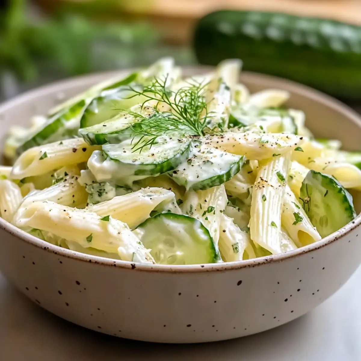 Deliciously Easy Healthy Cucumber Pasta Salad for Summer Fun