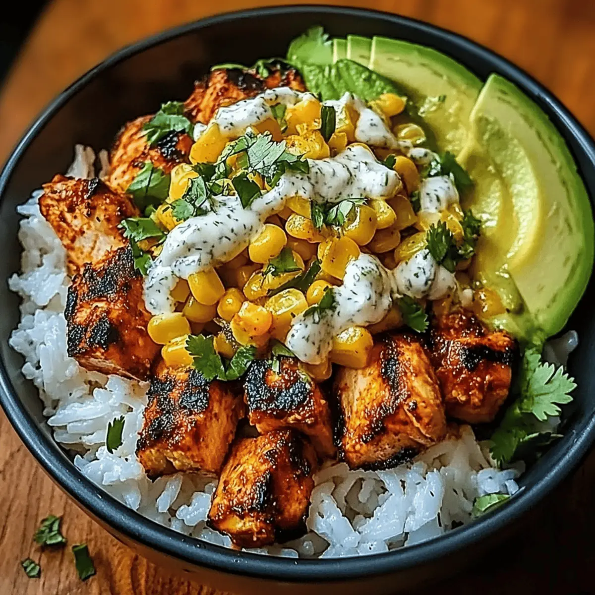 Customizable Corn Chicken Bowl for a Delicious Dinner