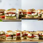 Pesto Turkey Caprese Sliders