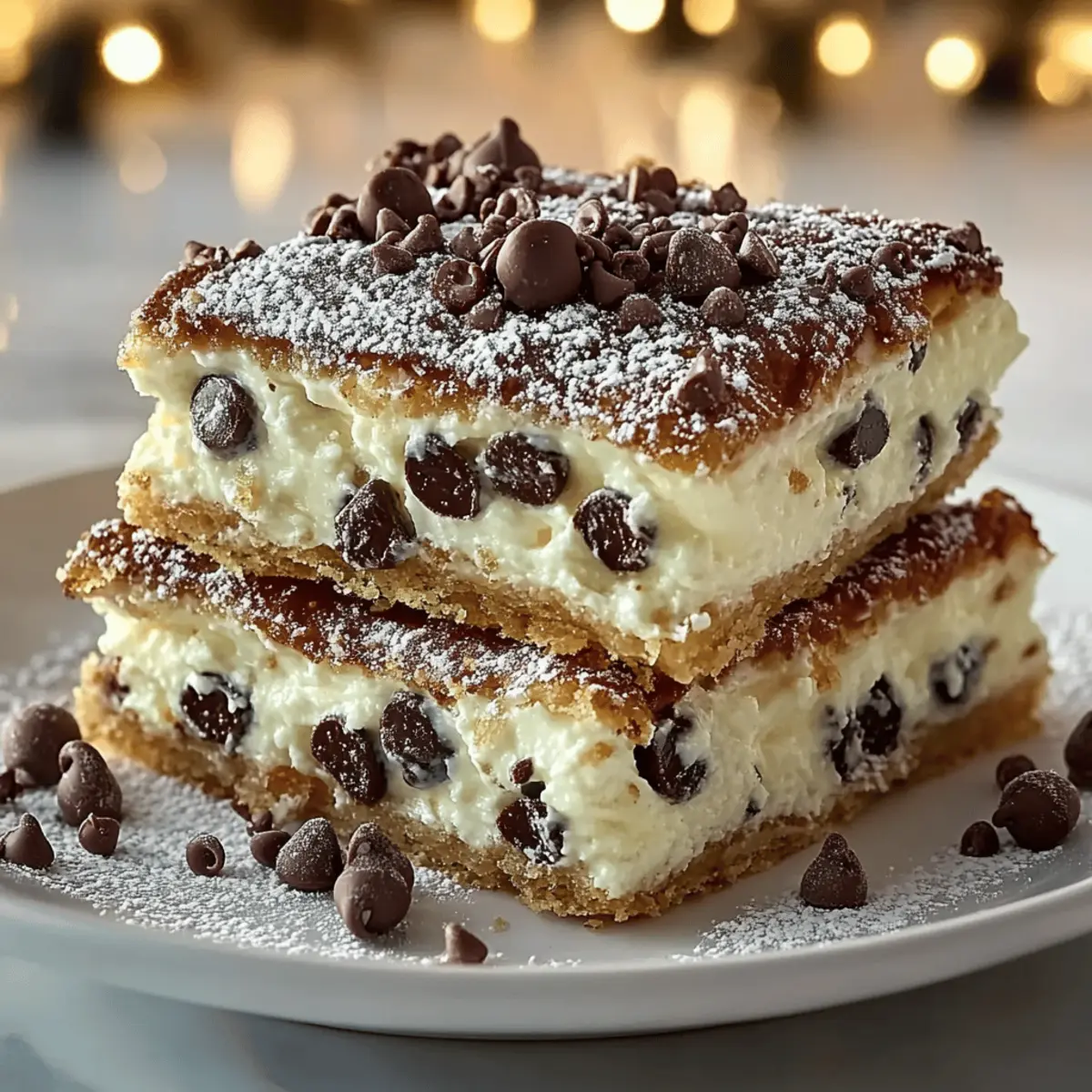Classic Cannoli Squares - Indulgent Creamy Delight at Home