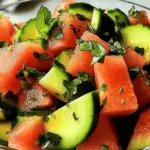 Watermelon Avocado Salad