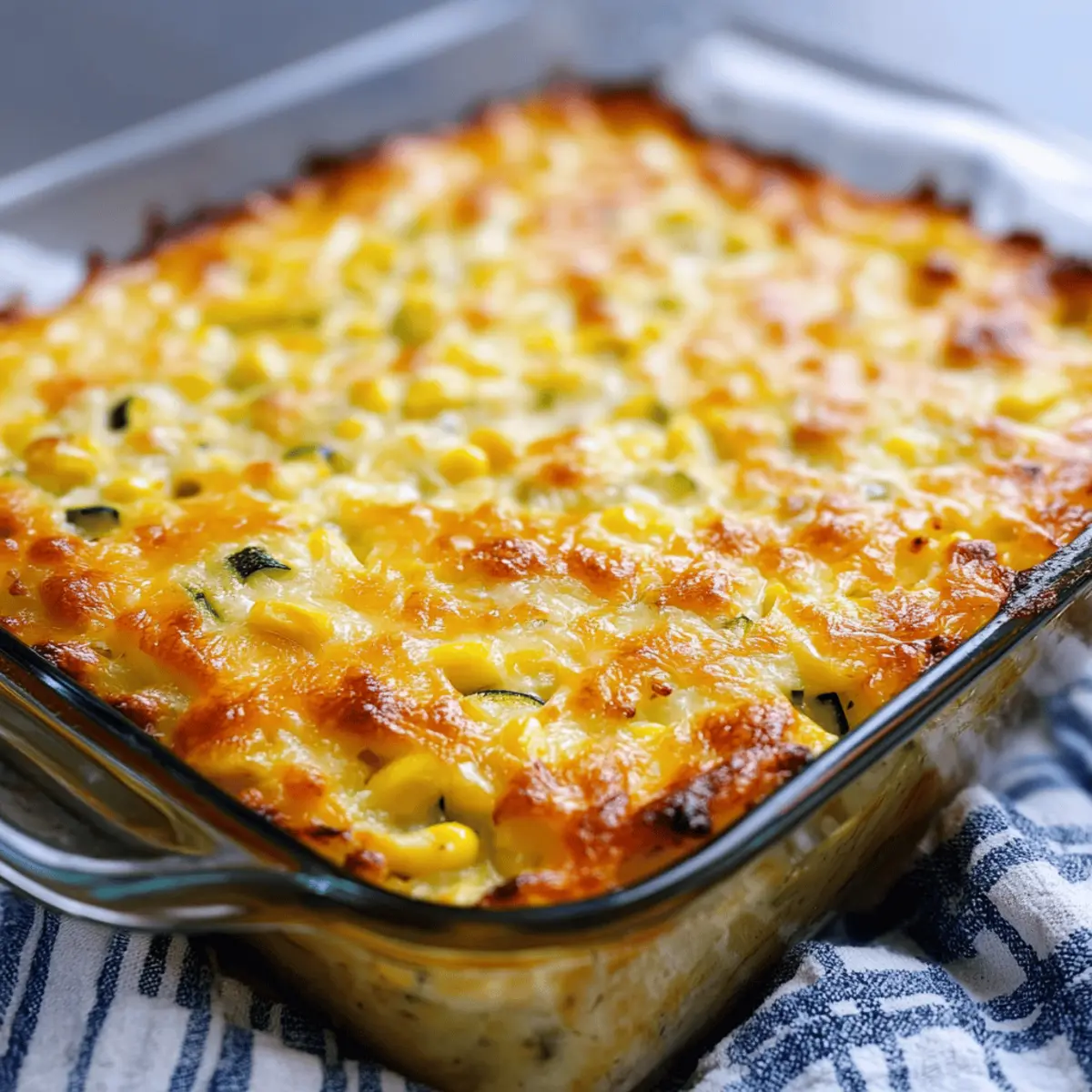 Savory Zucchini Cornbread Casserole for Cozy Family Nights