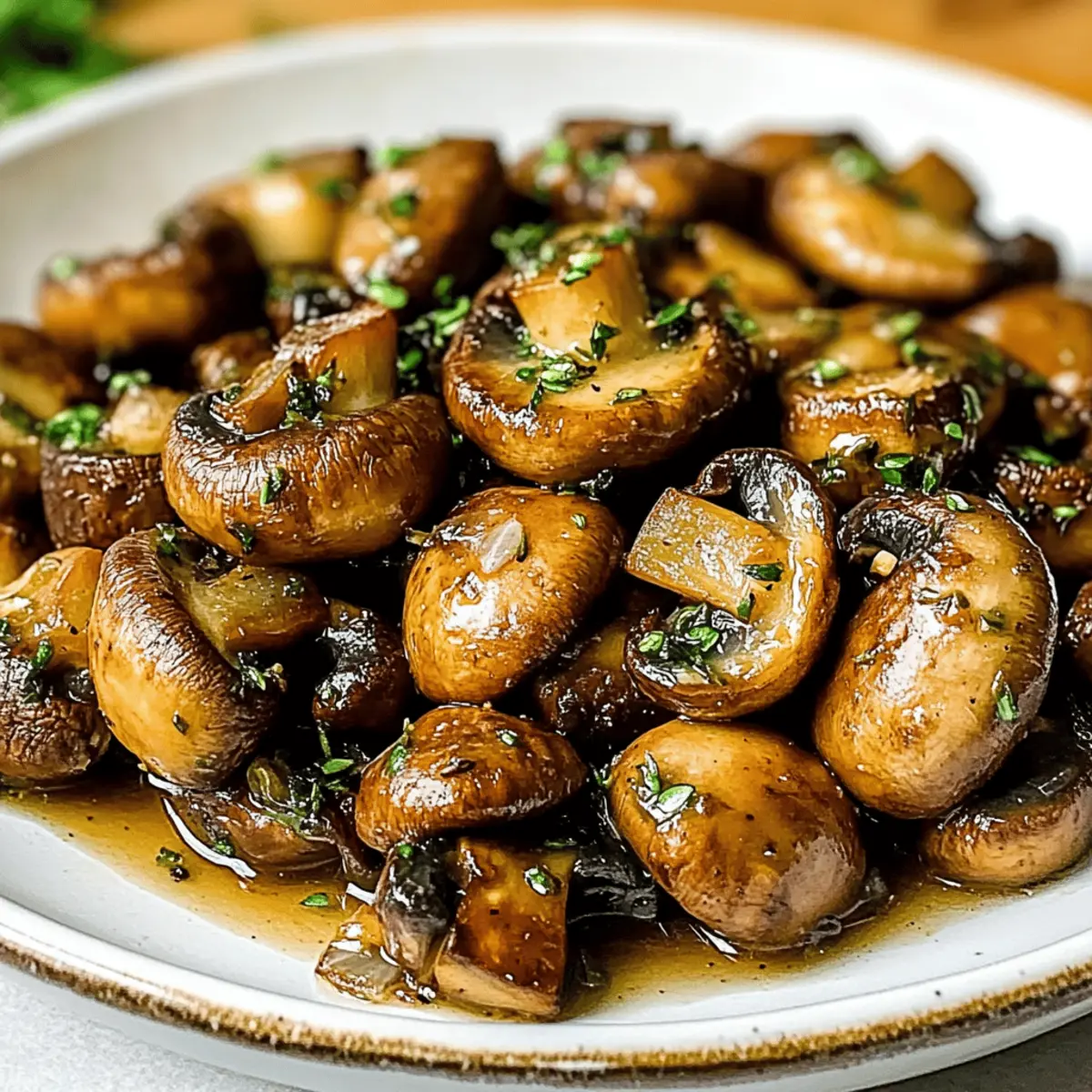 Savory Roasted Mushrooms in Browned Butter Sauce Delight