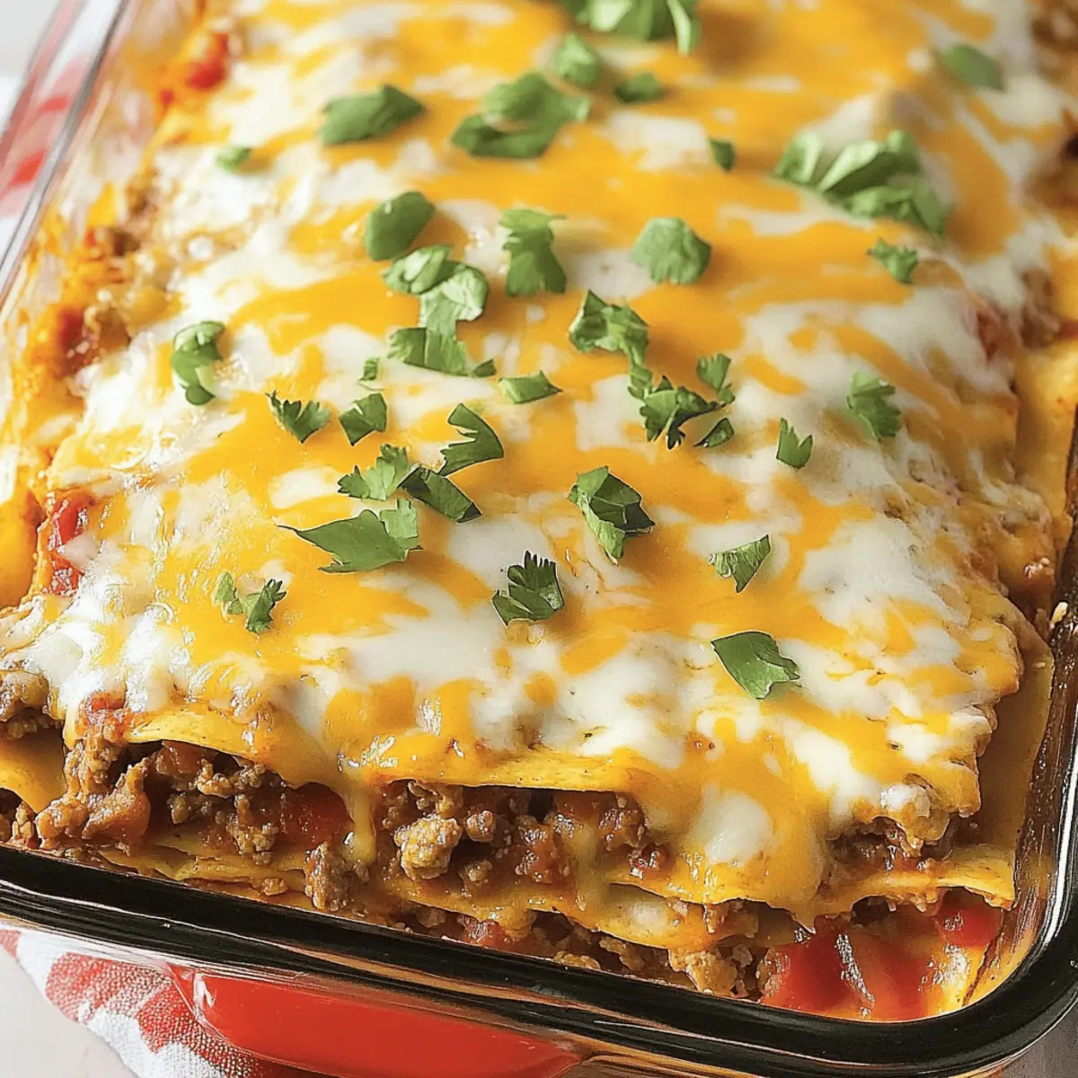 Mouthwatering Mexican Lasagna That'll Wow Your Dinner Guests