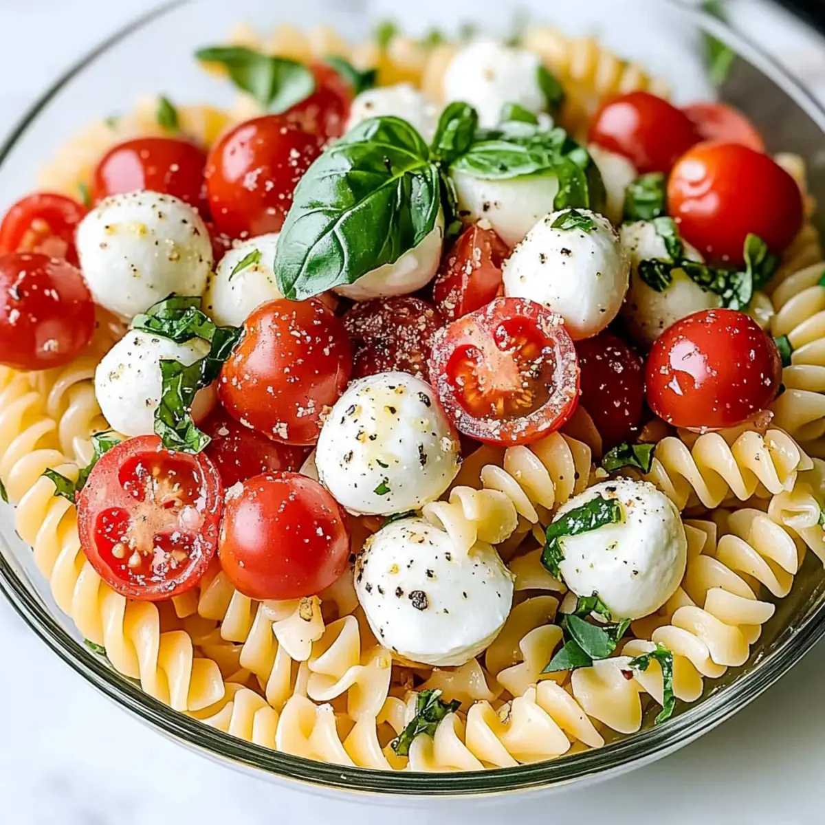 Caprese Pasta Salad: A Creamy Twist for Summer Fun
