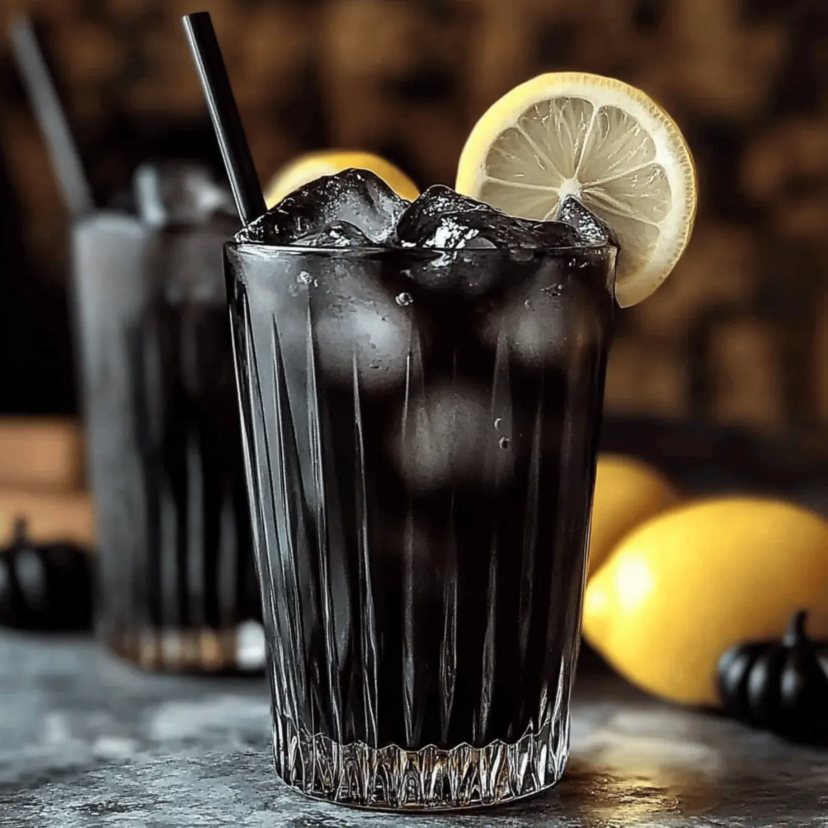Bewitching Black Lemonade: A Spooky Cocktail Delight