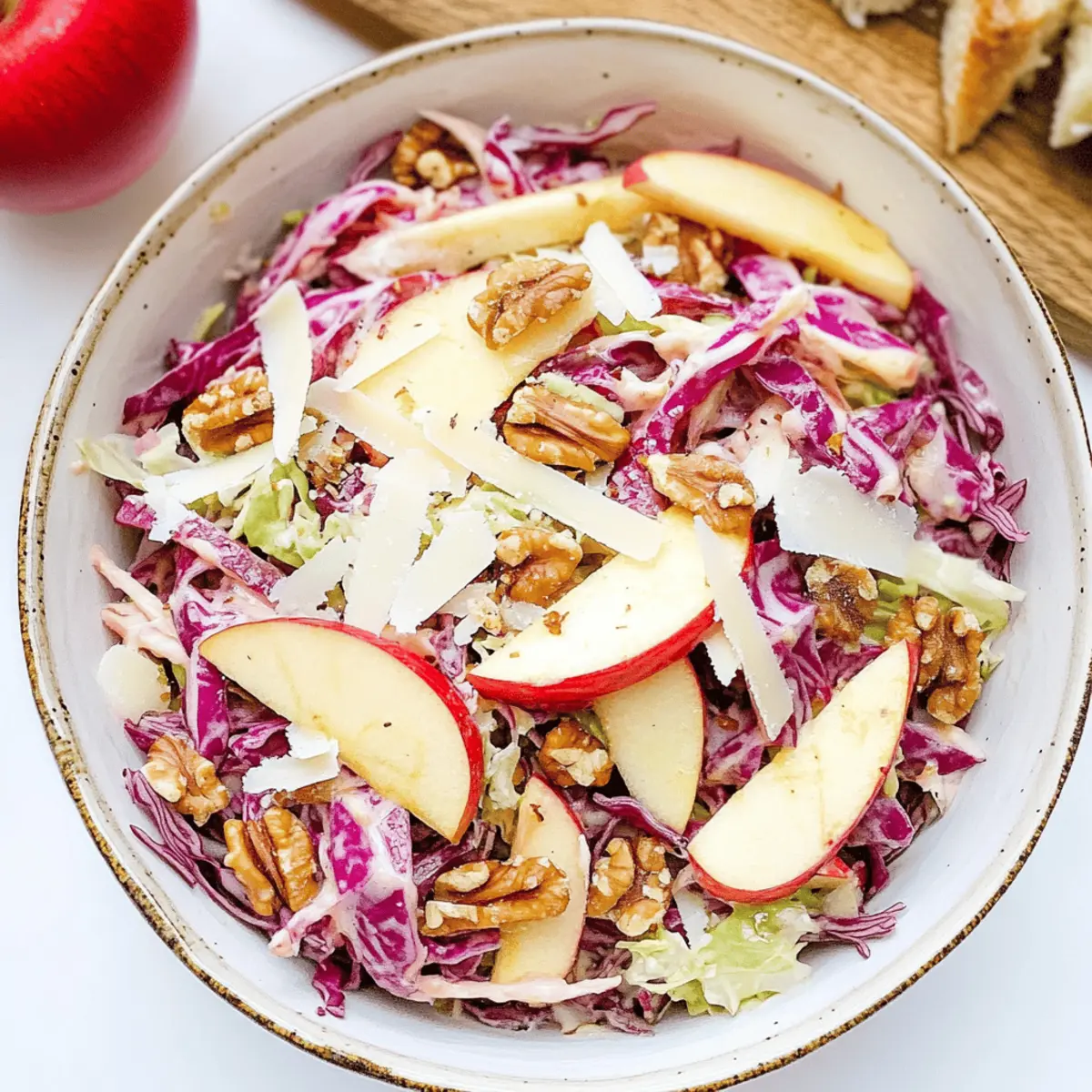 Crispy Cabbage Apple Salad: Quick, Healthy Delight