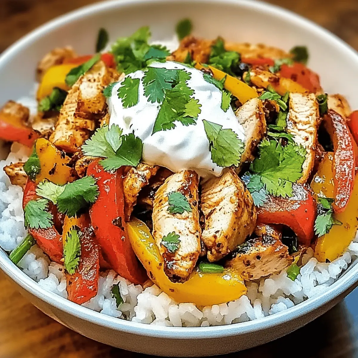Savory Chicken Fajita Rice Bowls for Quick Tasty Dinners