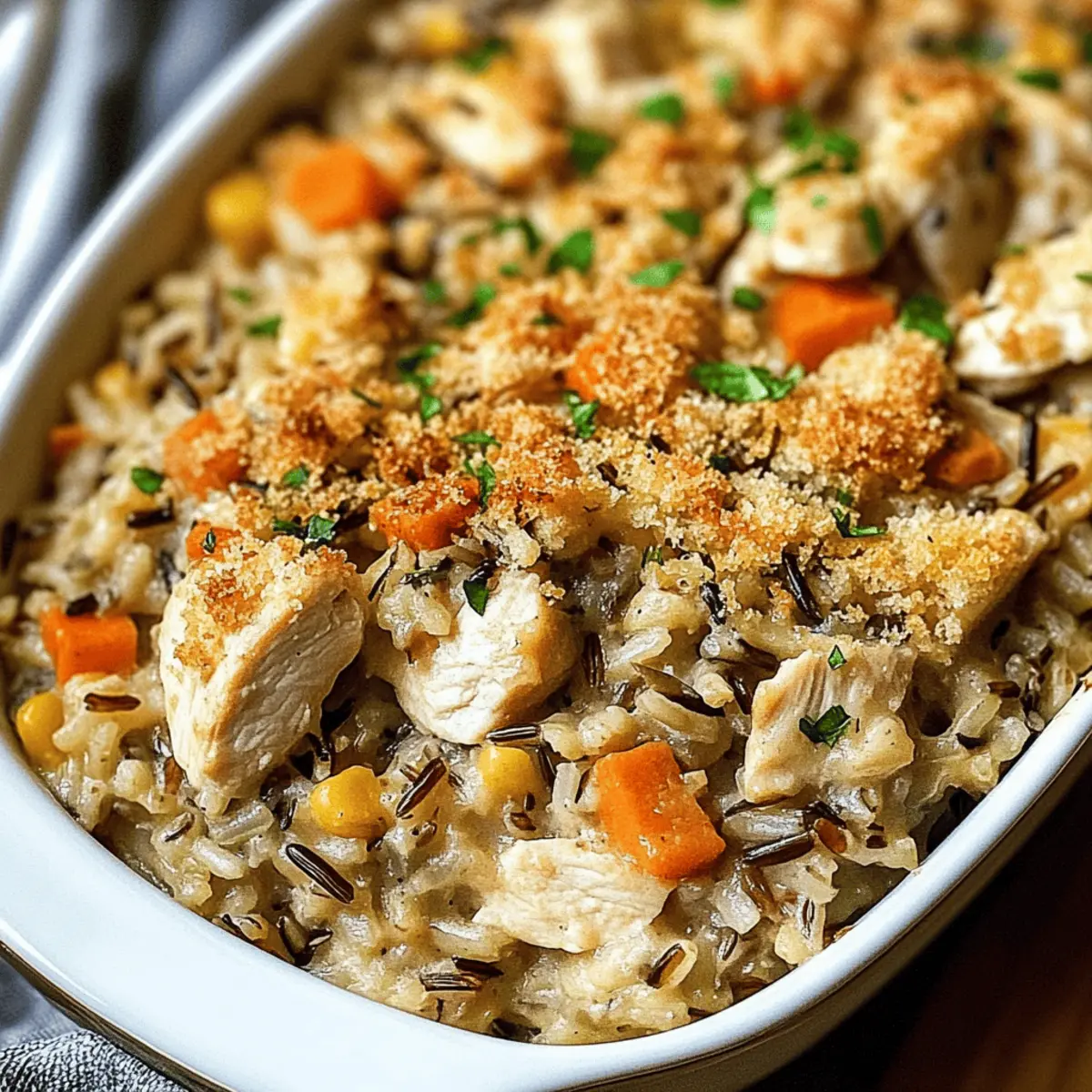 Delicious Chicken Wild Rice Casserole for Cozy Family Nights