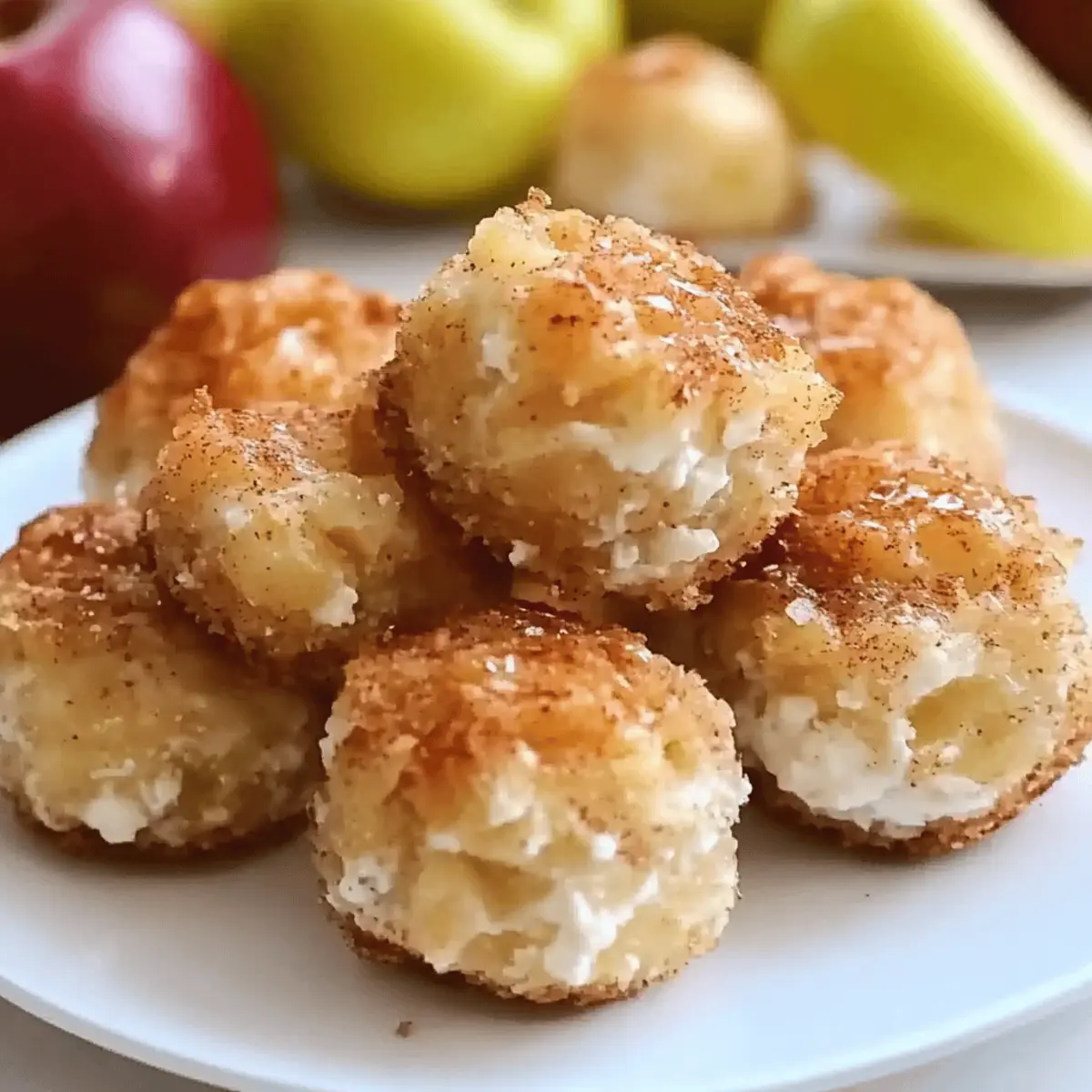 Cinnamon Apple Cottage Cheese Bites for a Healthy Snack Fix