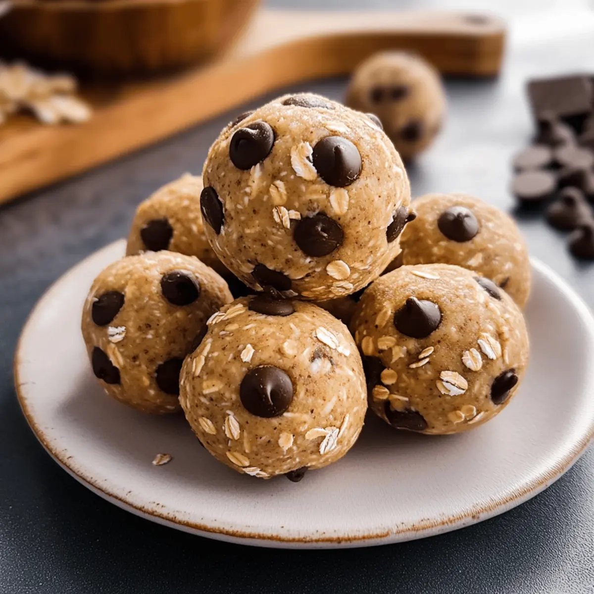Deliciously Chewy Cookie Dough Protein Balls for Instant Energy