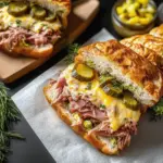 Cuban Garlic Bread Sandwiches