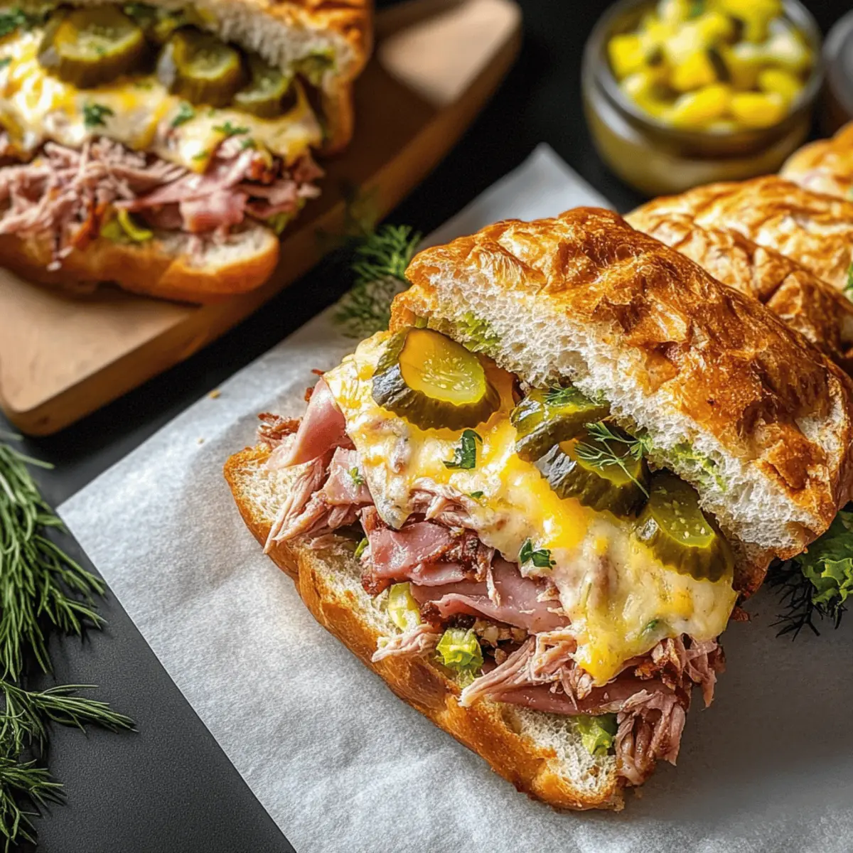 Cuban Garlic Bread Sandwiches That’ll Melt Your Heart