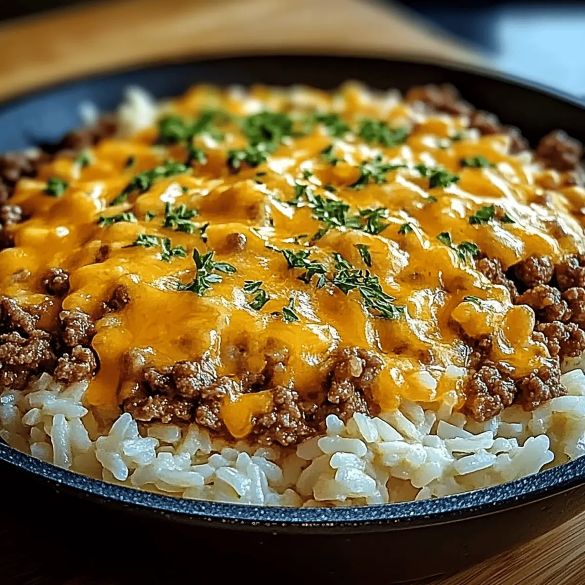 Irresistible Garlic Butter Beef and Rice Skillet Delight