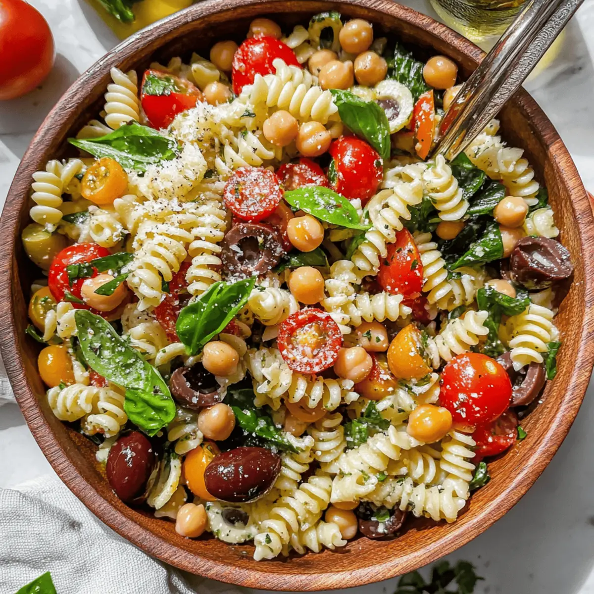 Healthier Italian Pasta Salad for Your Summer Gatherings