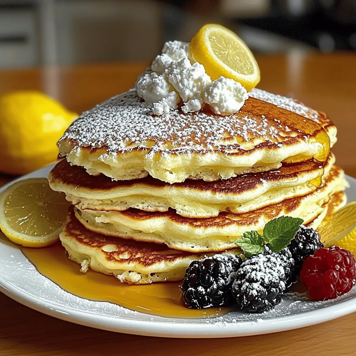 Lemon Ricotta Pancakes: Fluffy, Zesty, and Totally Irresistible