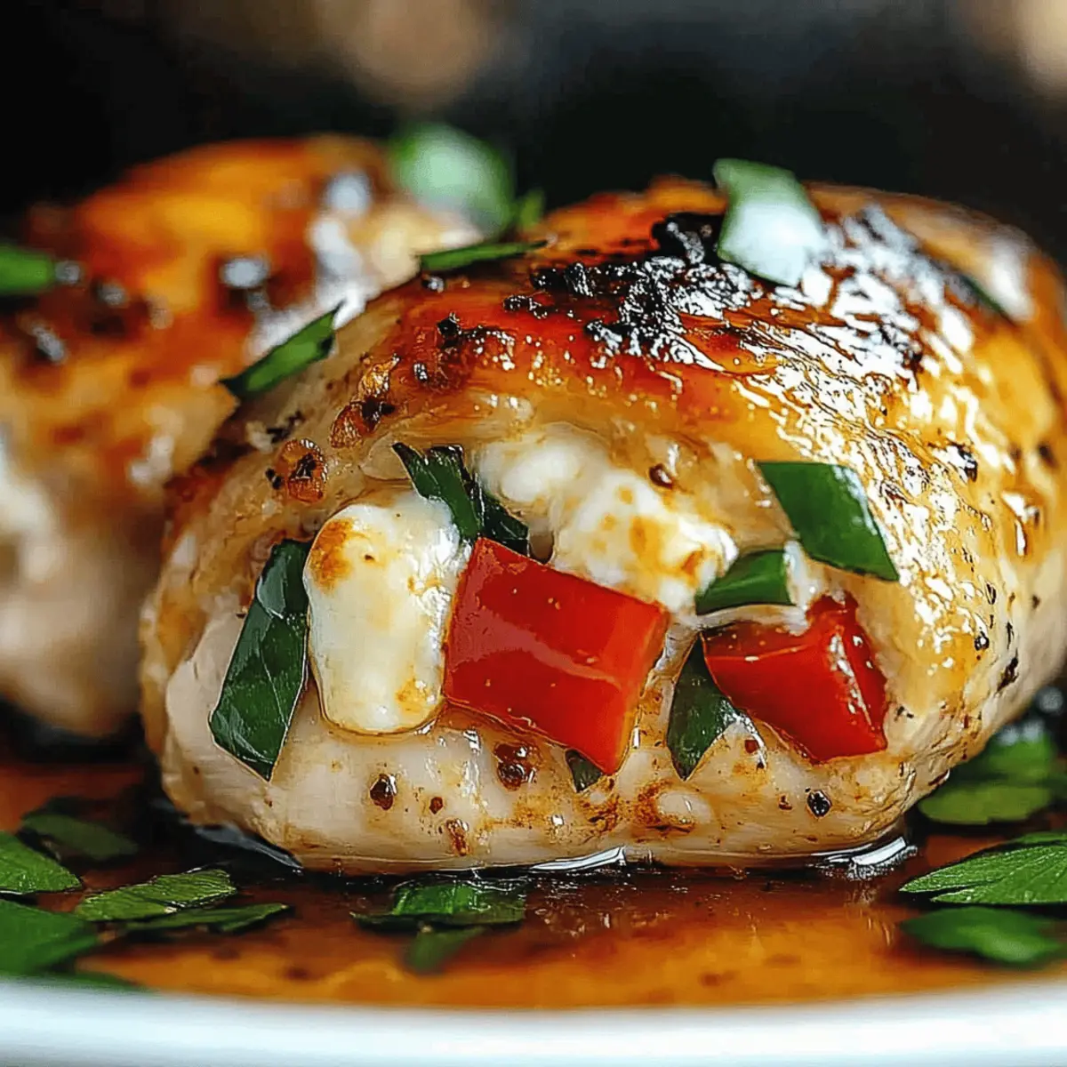 Roasted Red Pepper & Mozzarella Stuffed Chicken You’ll Love
