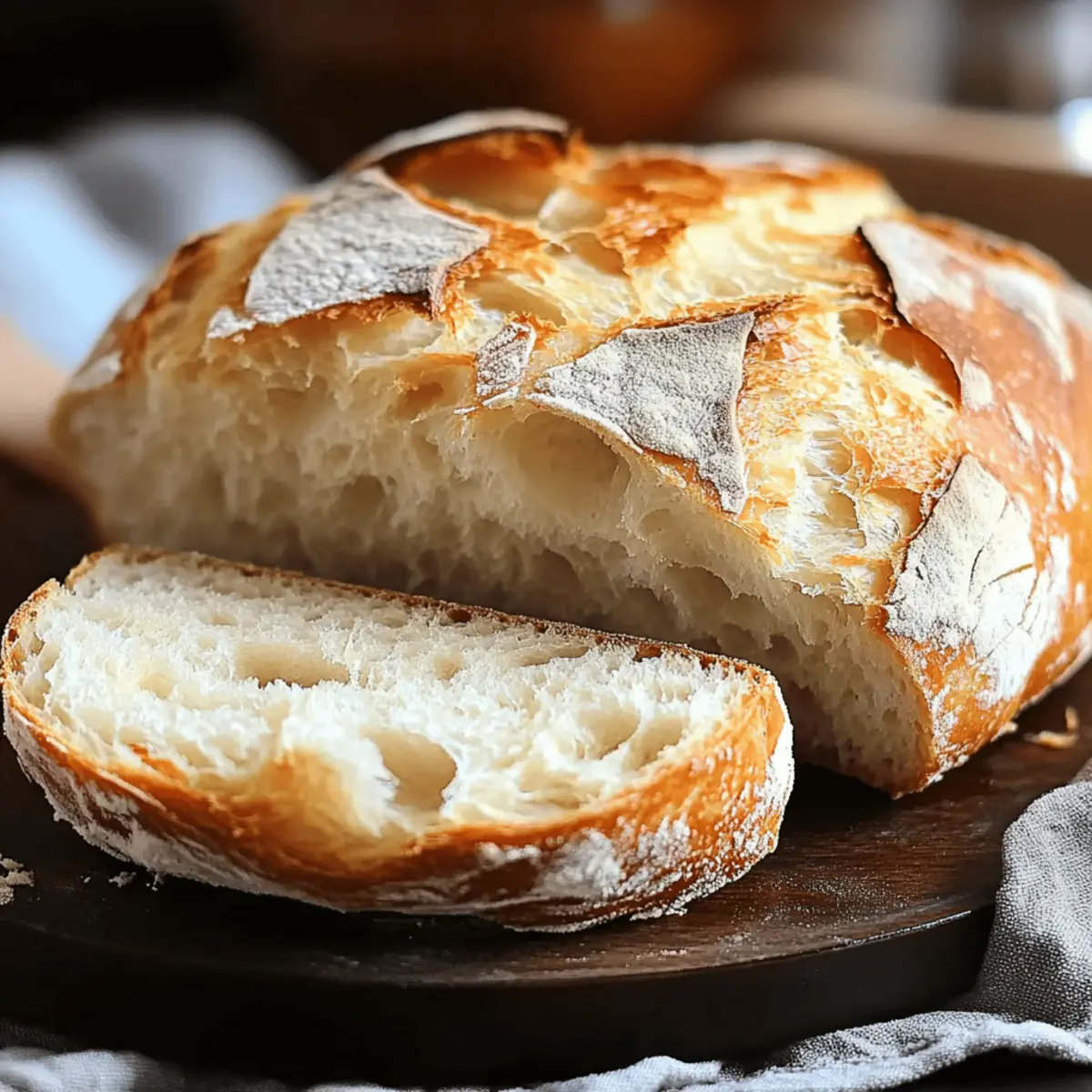 Rustic Italian Crusty Bread that Brings Comfort Home