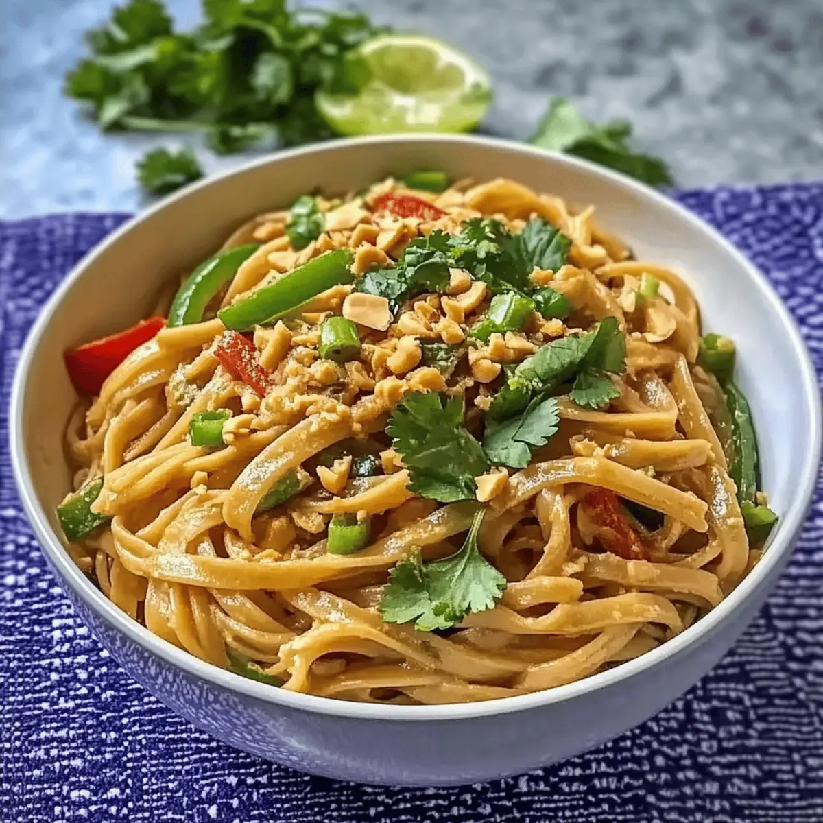 Creamy Thai Peanut Noodles Ready in Just 25 Minutes
