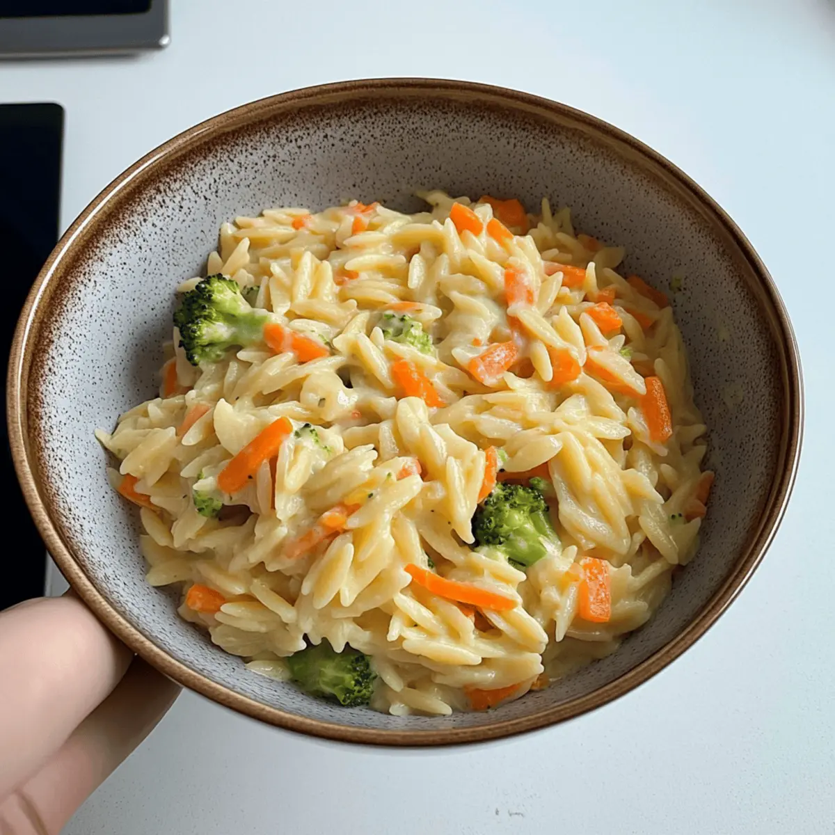 Quick and Creamy Veggie Orzo – Toddler-Approved Delight