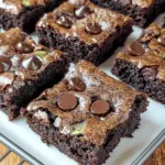 Chocolate Chip Zucchini Brownies